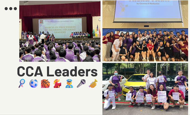 Student Leadership CCA Leaders